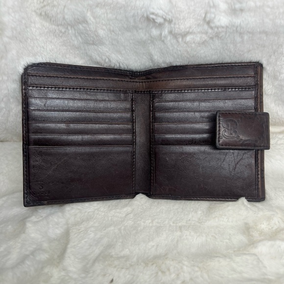 Gucci Brown Leather Wallet - Picture 3 of 11